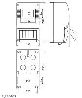 Щит ЩК 26-03 с дверкой Пластик IP20 Б0049273 ЭРА