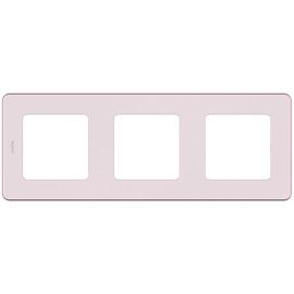 Рамка для розеток и выключателей 3 поста INSPIRIA розовый 673954 Legrand