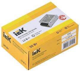 Драйвер LED ИПСН-PRO 30Вт 12 В блок-клеммы IP20 IEK LSP1-030-12-20-33-PRO IEK