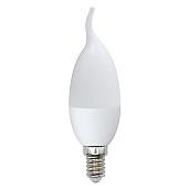 Лампа светодиодная 6 Вт E14 CW37 3000К 450Лм матовая 200-250В свеча на ветру Optima ( LED-CW37-6W/WW/E14/FR/O ) UL-00000308 Uniel