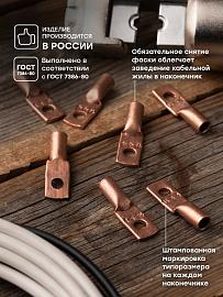 Наконечник медный ТМ 16-6-6 PROxima tm-16-6-6 EKF