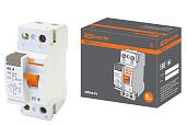 Выключатель дифференциального тока ВДТ (УЗО) 40А 2П двухполюсный 30мА (электронный) ВД63 SQ0220-0004 TDM (4м)