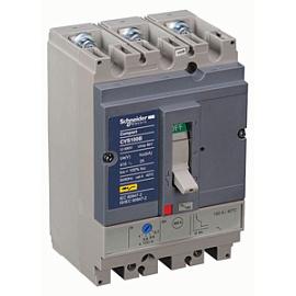 Выключатель автоматический трехполюсный 100А 25кА EASYPACT CVS100B LV510307 Schneider Electric