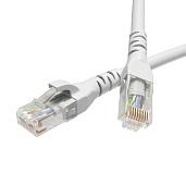 Патч-корд неэкранированный CAT6 U/UTP 4х2, LSZH, белый, 0.5м RN6UU4505WH DKC