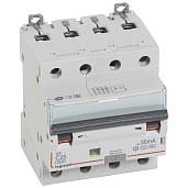Выключатель автоматический дифференциального тока АВДТ DX3 25А 4П четырехполюсный C 30мА 411246 Legrand