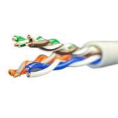 Витая пара неэкранированная U/UTP кат.5e 4x2x0,48 (24 AWG) PVC Серая одножильная внутренняя 01-0328-9 SUPRLAN Standard (10м)