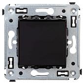 Переключатель одноклавишный Avanti скрытой установки (проходной) (сх.6) Черный квадрат 4402113 DKC (1м)