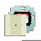 Сенсор одноклавишный 6125/01-884-500 в комплекте с коплером, белый бархат 6115-0-0214 2CKA006115A0214 ABB