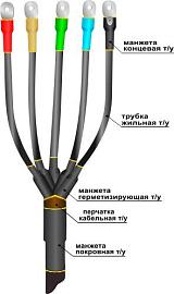 Муфта концевая 1ПКВ(Н)Тпнг-LS-5х(150-240) для кабелей без брони 22040100 НТК