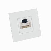 Розетка В45 скрытой установки RJ45 компьютерная cat.5е для кабель-канала белый RIN-144K5E-B Systeme Electric