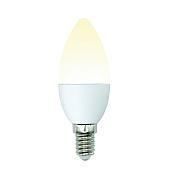Лампа светодиодная 6 Вт E14 C37 3000К 85Лм матовая 175-250В свеча Multibright ( LED-C37-6W/WW/E14/FR/MB PLM11WH ) UL-00002373 Uniel