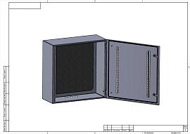 Корпус металлический ЩМП-60.60.25 ЭРА OPTIMA c.6.6.2_5 (600х600х250) IP54 Б0061601 Эра