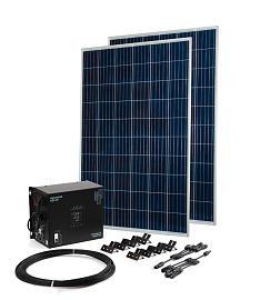 Комплект TEPLOCOM Solar-1500 + Солнечная панель 250 Вт х 2 Бастион