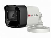 Камера видеонаблюдения (видеокамера наблюдения) аналоговая уличная цилиндрическая 8 Мп HD-TVI с EXIR-подсветкой до 30м HiWatch DS-T800 (3.6 mm)