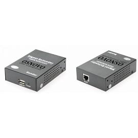 Удлинитель интерфейса USB 2.0 по сети Ethernet.TLN-U1/1+RLN-U4/1 OSNOVO