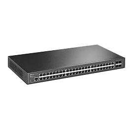 Коммутатор управляемый 2 го уровня с 48-портами RJ45 и 4-портами SFP TL-SG3452  JetStream TP-Link