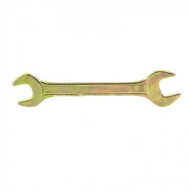 Ключ рожковый, 17х19 мм, желтый цинк  СИБРТЕХ 14310