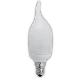 Лампа КЛЛ энергосберегающая 11Вт Е14 EIC/D 4100К Candle свеча на ветру 127х38 /C4NV11ECC/ ECOLA
