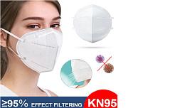 Защитная маска фильтрующая 5-слойная KN95 (респиратор, аналог FFP2) 28830 5