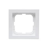 Рамка 1 пост для розеток и выключателей Impressivo белый 2TKA000287G1 ABB