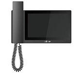 Монитор видеодомофона IP 7-и дюймовый 1024x600, с трубкой, черный, DC 12В/PoE(802.3af) DH-VTH5421E-H DAHUA