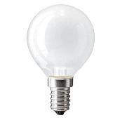 Лампа накаливания декоративная шар 60Вт Е14 матовая CLAS P45 FR 4008321411501 OSRAM (1м)