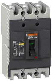 Выключатель автоматический 60А 3П трехполюсный 15кА IP20 EASYPACT EZC100N3060 Systeme Electric