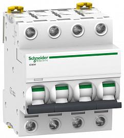 Выключатель автоматический iC60H 3А 4П четырехполюсный B A9F83403 Schneider Electric