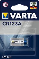 Батарейка литиевая (элемент питания) CR123 Professional Lithium 3В бл/1 (06205 301 401) 6205301401 VARTA