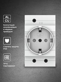 Розетка РДЕ-47 под евро-вилку 230В -DIN (с заземлением) PROxima (mdse-47-pro) EKF