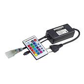 Контроллер для гибкого неона RGB LS001 220V 720Вт 5050 с ПДУ (ИК) IP20 LSC 011 a043627 Elektrostandard