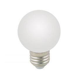 Лампа светодиодная 3 Вт E27 G60 3000K матовая 220В шар LED-G60-3W/3000K/E27/FR/С теплый свет UL-00006955 Volpe.