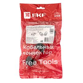 Кабельный коннектор I-образный разъемный (СМК 3PIN) IP68 FreeTools CCT-SMK3 EKF PROxima