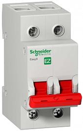 Выключатель нагрузки EASY9 2п 63А на DIN-рейку Schneider Electric (EZ9S16263)