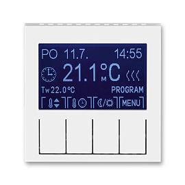 Терморегулятор (термостат) универсальный программируемый 16А белый / белый 2CHH911031A4003 ABB