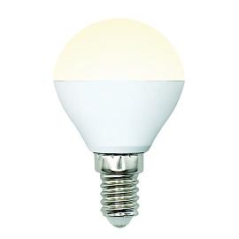 Лампа светодиодная 6 Вт E14 G45 3000К 510Лм матовая 175-250В шар Multibright ( LED-G45-6W/WW/E14/FR/MB PLM11WH ) UL-00002375 Uniel