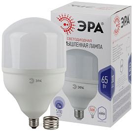 Лампа светодиодная 65 Вт E27 T160 6500К 5200Лм матовая 175-265В колокол ( LED POWER T160-65W-6500-E27/E40 ) Б0027924 ЭРА