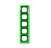 Рамка 5 постов axcent зеленый 1754-0-4351 ABB