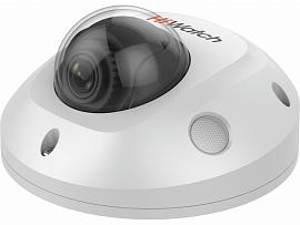 Камера видеонаблюдения (видеокамера наблюдения) 2 Мп купольная IP (мини) с фиксированным объективом и EXIR-подсветкой до 10м IPC-D522-G0/SU (2.8mm) HiWatch