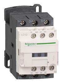 Контактор трехполюсный D 3Р, 25 A, НО+НЗ, 440V 50/60 ГЦ, ЗАЖИМ LC1D25R7 Schneider Electric