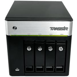 Видеорегистратор 32-канальный IP в стойку 19", до 4-х HDD/SSD 3.5", любой емкости DuoStation-RE AnyIP 32 TRASSIR