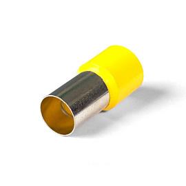 НШВИ 150–27 (КВТ 79459) наконечник штыревой втулочный изолированный желтый (20 шт. п/э пакет zip-lock)