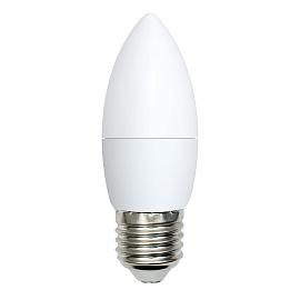 Лампа светодиодная 9 Вт E27 C37 3000К 750Лм матовая 175-250В свеча Norma ( LED-C37-9W/WW/E27/FR/NR ) UL-00003807 Uniel