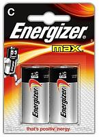 Батарейка (элемент питания) MAX Alkaline R14 BL-2  E300129500 Energizer