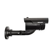 Муляж видеокамеры наблюдения (камеры видеонаблюдения) уличной цилиндрическая (черный)  45-0250 REXANT
