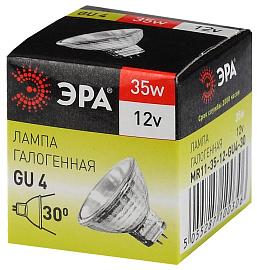 Лампа гал. 35,0Вт GU4-MR11-35W-12V-30CL C0027362 ЭРА