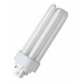 Лампа компактная люминесцентная КЛЛ энергосберегающая 42Вт GX24q-4 Dulux T/Е 42W/830 PLUS 3000К теплый белый свет 168х49 4050300425641 / 4099854123665 OSRAM
