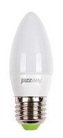 Лампа светодиодная    9Вт Е27 C37 3000К 820Лм матовая 220В Свеча PLED-SP .5001923A Jazzway