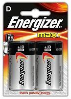 Батарейка (элемент питания) MAX Alkaline R20 BL-2  E300129200 Energizer