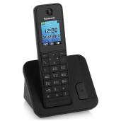 Телефон DECT однолинейный; АОН/Caller ID; подсветка клавиатуры; полифония; 1 радиотрубка; черный KX-TGH210RUB Panasonic
